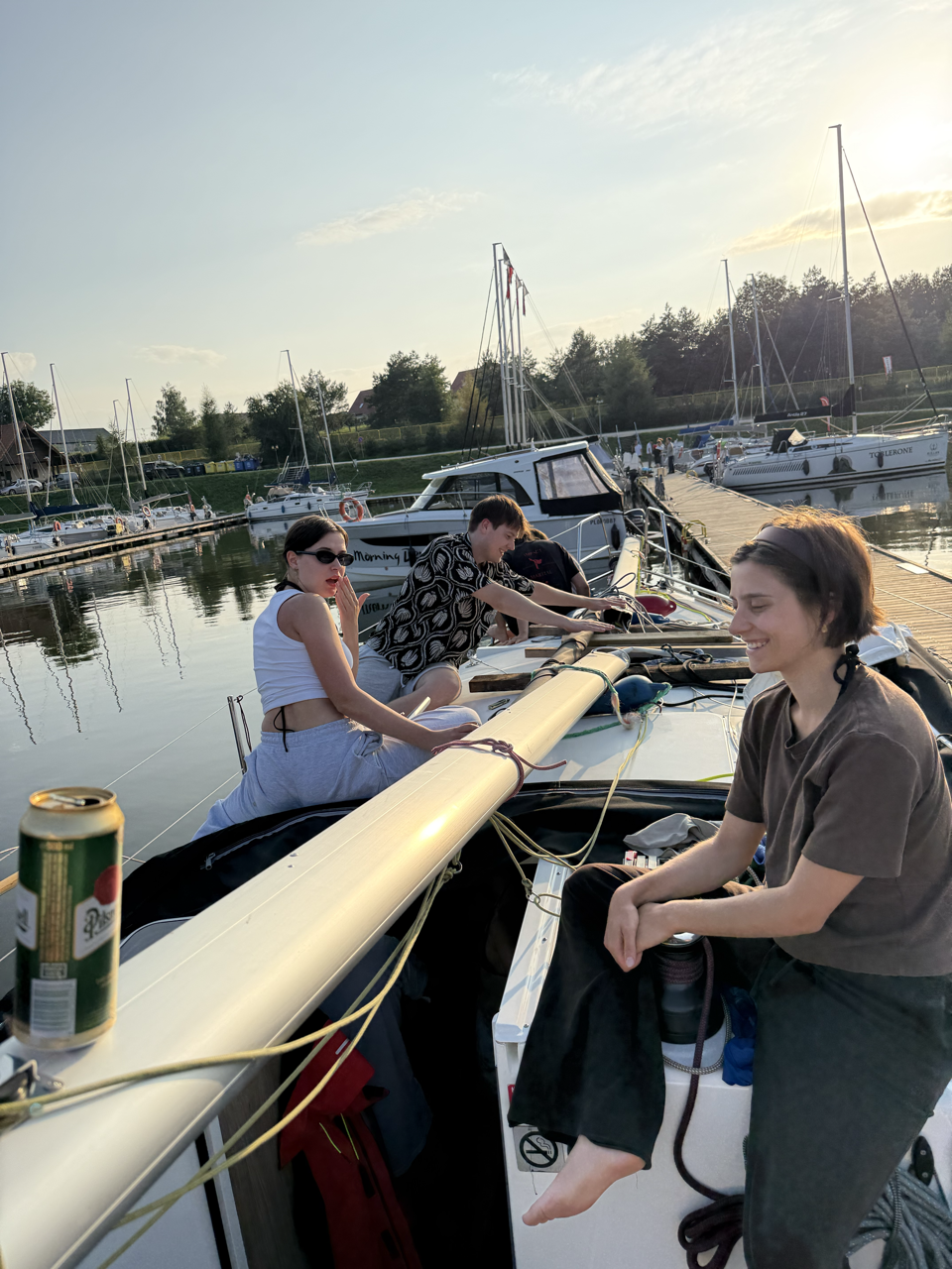 Beer on the mast