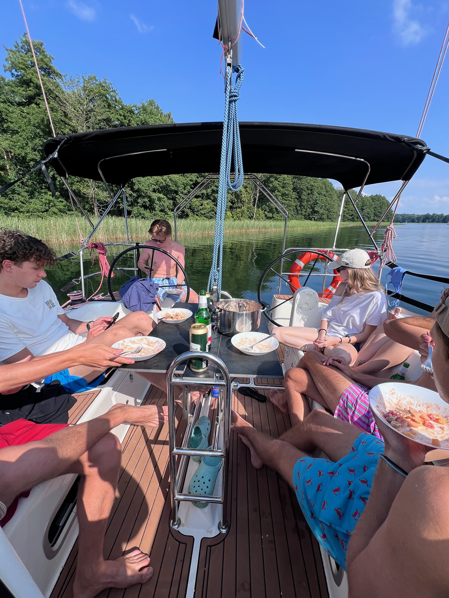 Lunch on Lake Kisajno
